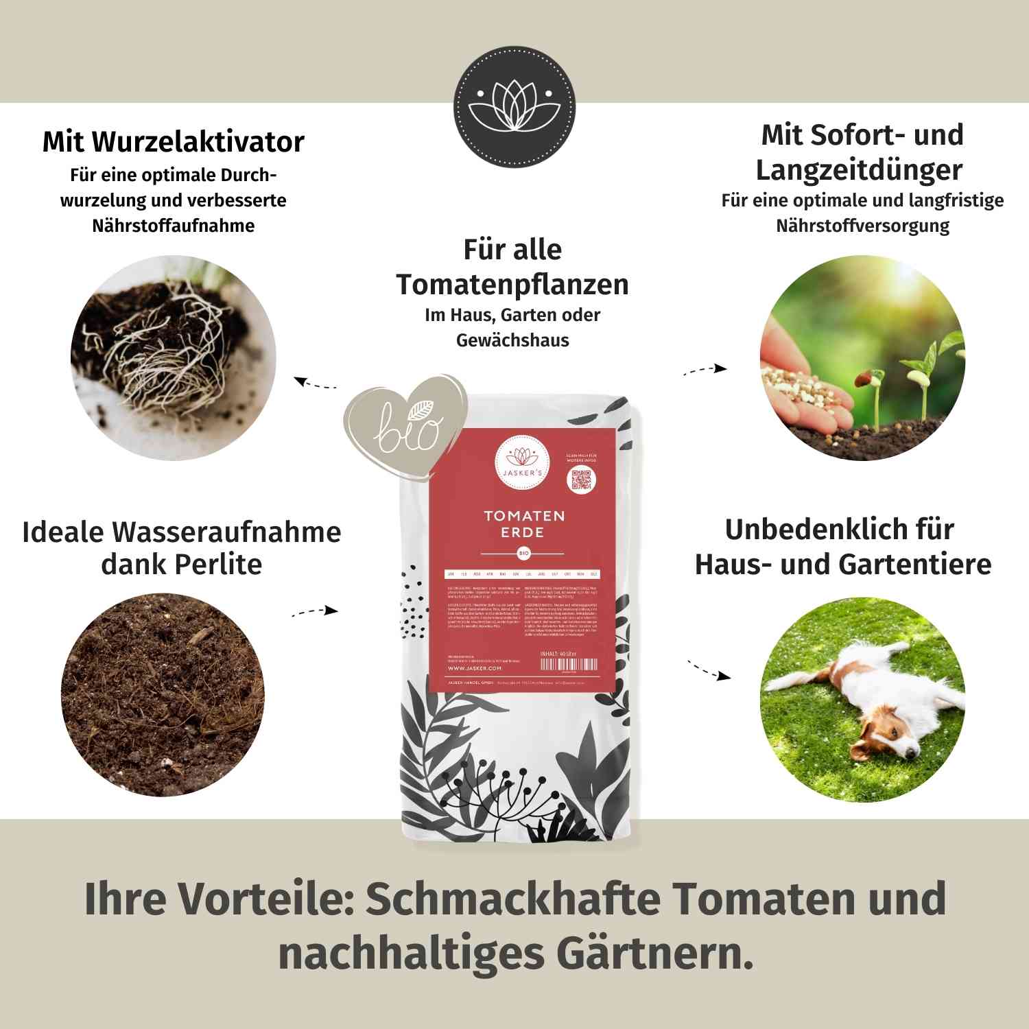 Tomatenerde Bio 40 (2x20L) - Erde für Tomaten