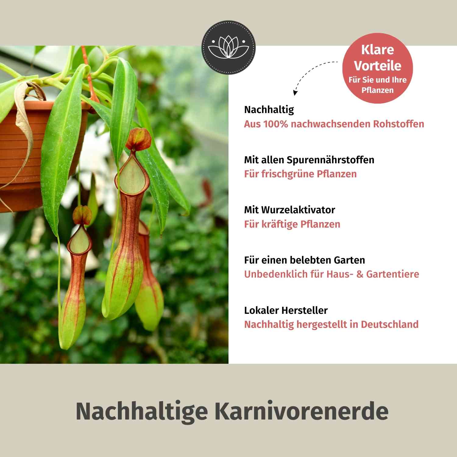 Erde für fleischfressende Pflanzen 5 L