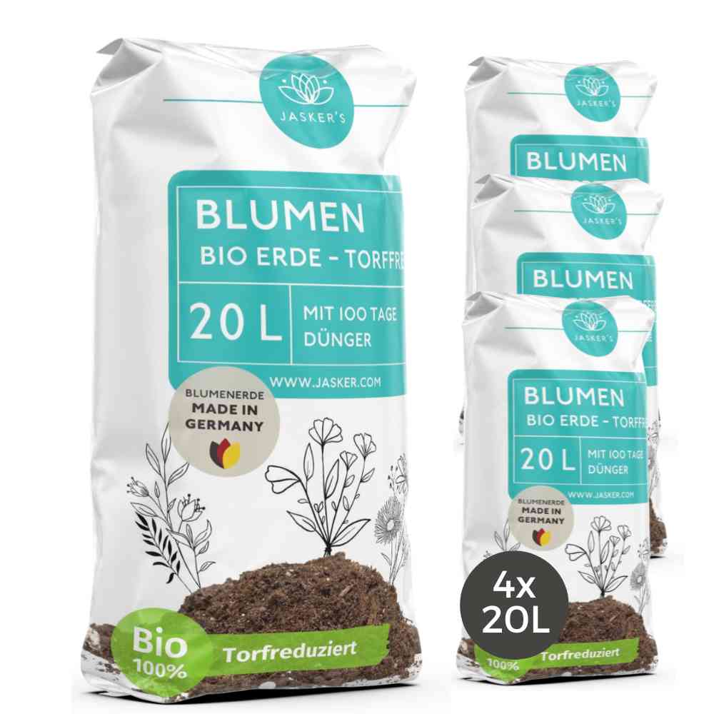 Blumenerde torffrei Bio 80 Liter - torffreie Erde für Pflanzen