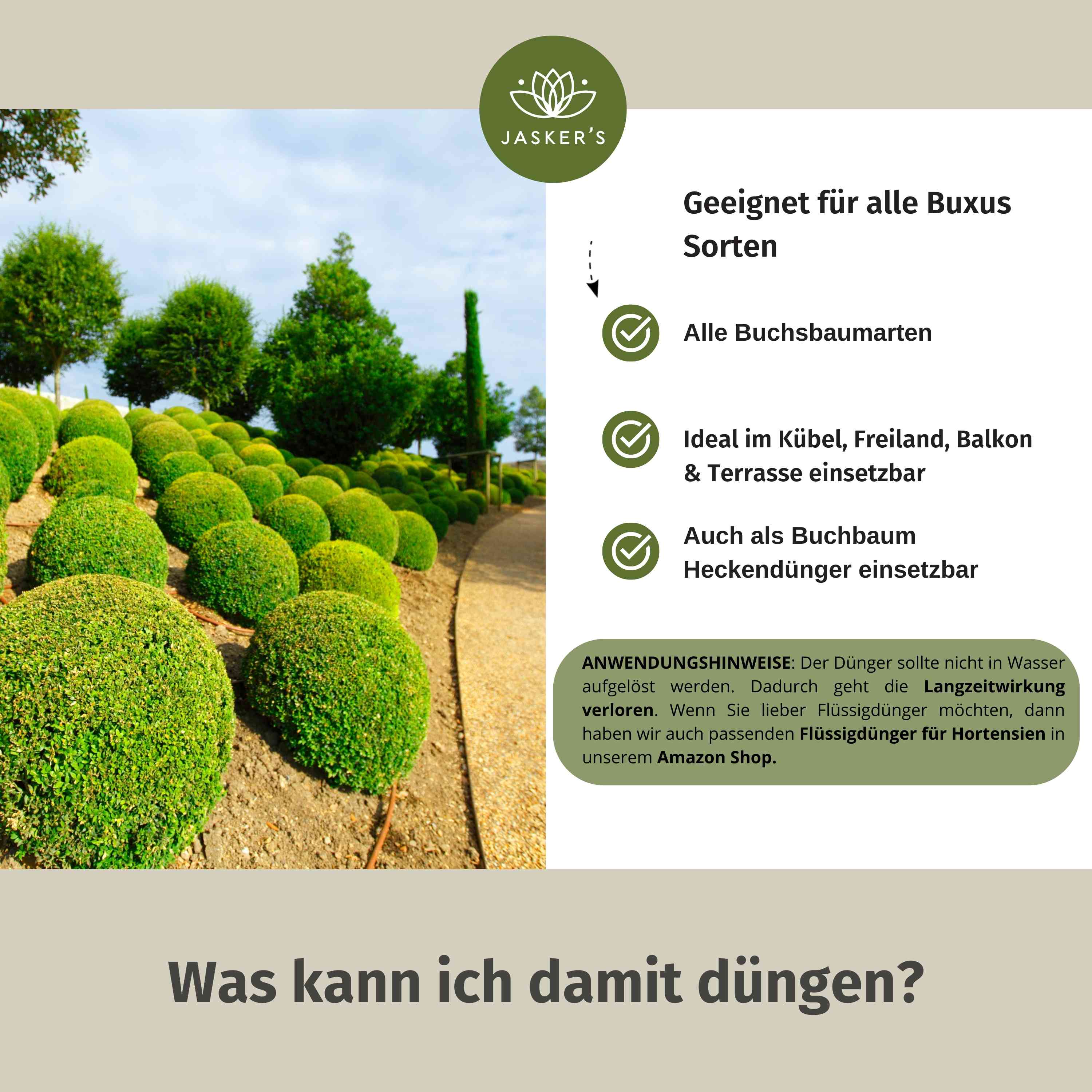 Buchsbaum Dünger 900g | Langzeitdünger Für Frischgrünen Buxus