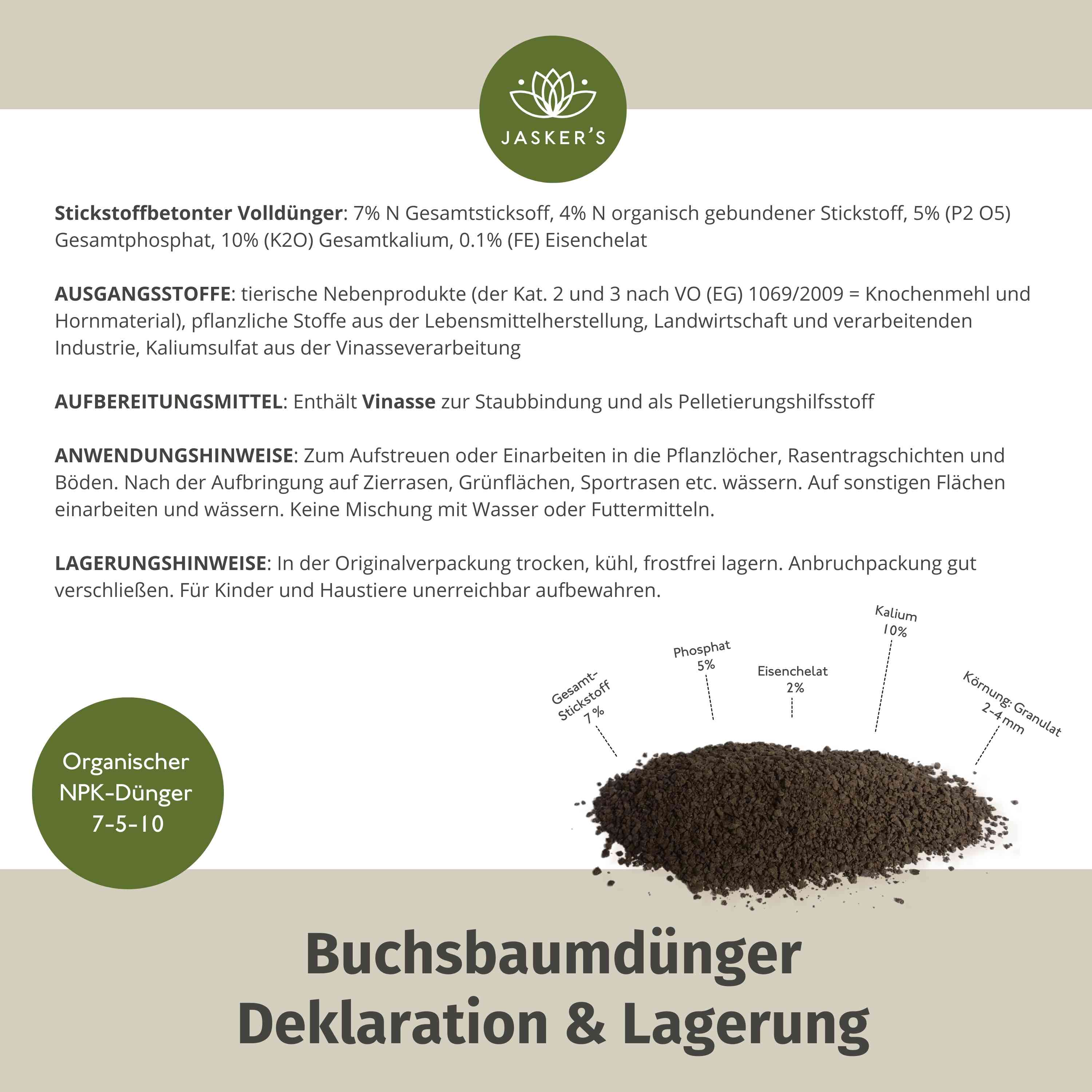 Buchsbaum Dünger 900g | Langzeitdünger Für Frischgrünen Buxus