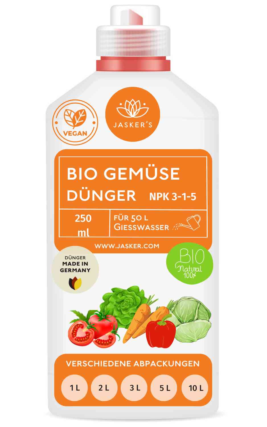 Bio Gemüsedünger flüssig 250 ml Konzentrat