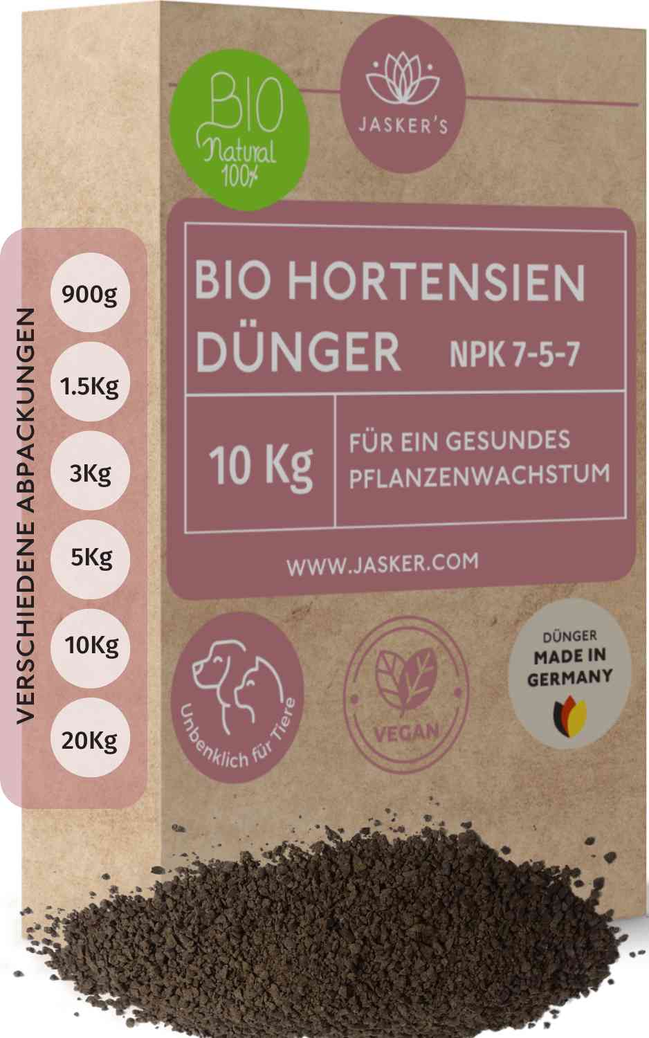 Bio Hortensiendünger Langzeit-Dünger 10 Kg