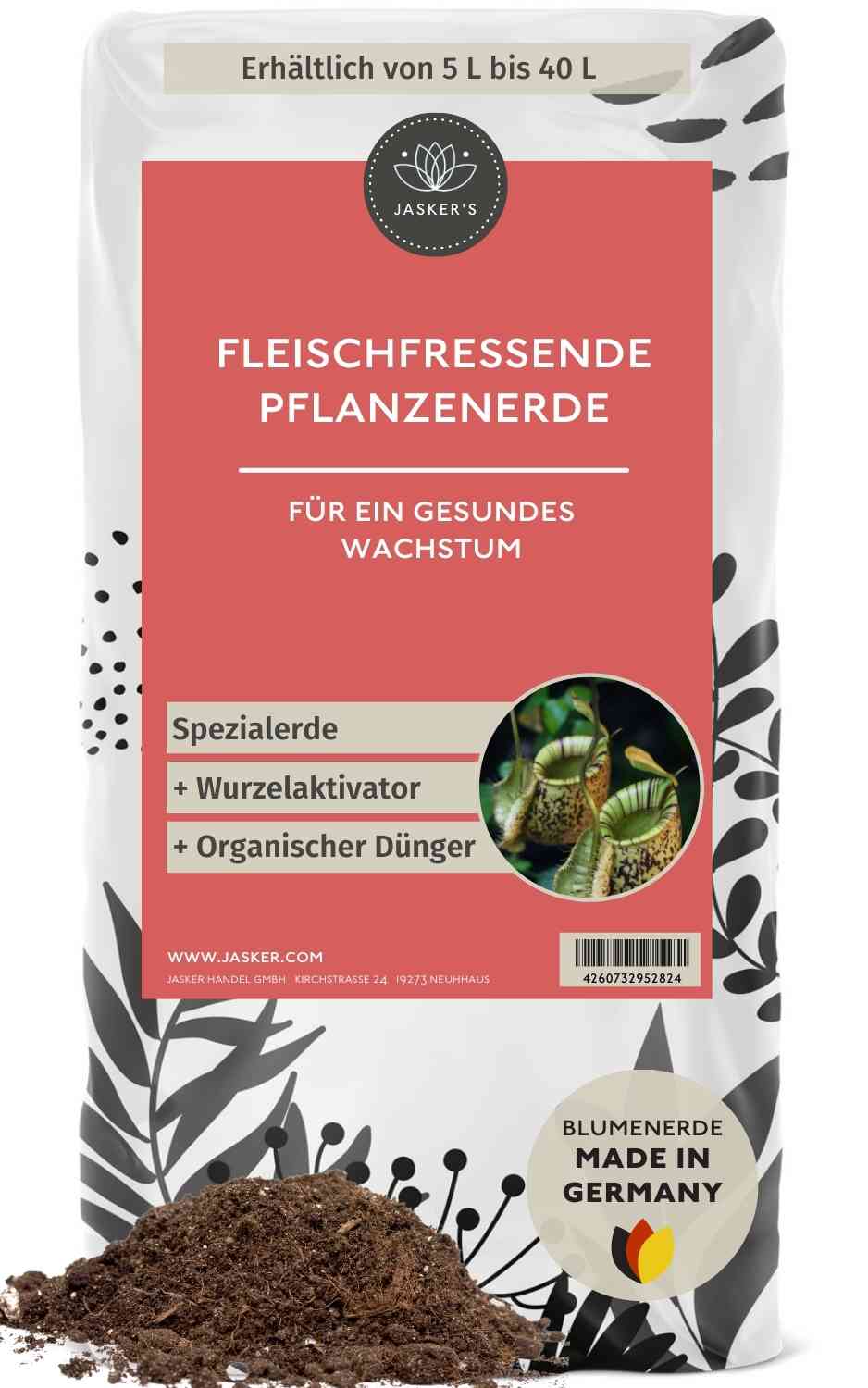Erde für fleischfressende Pflanzen 5 L