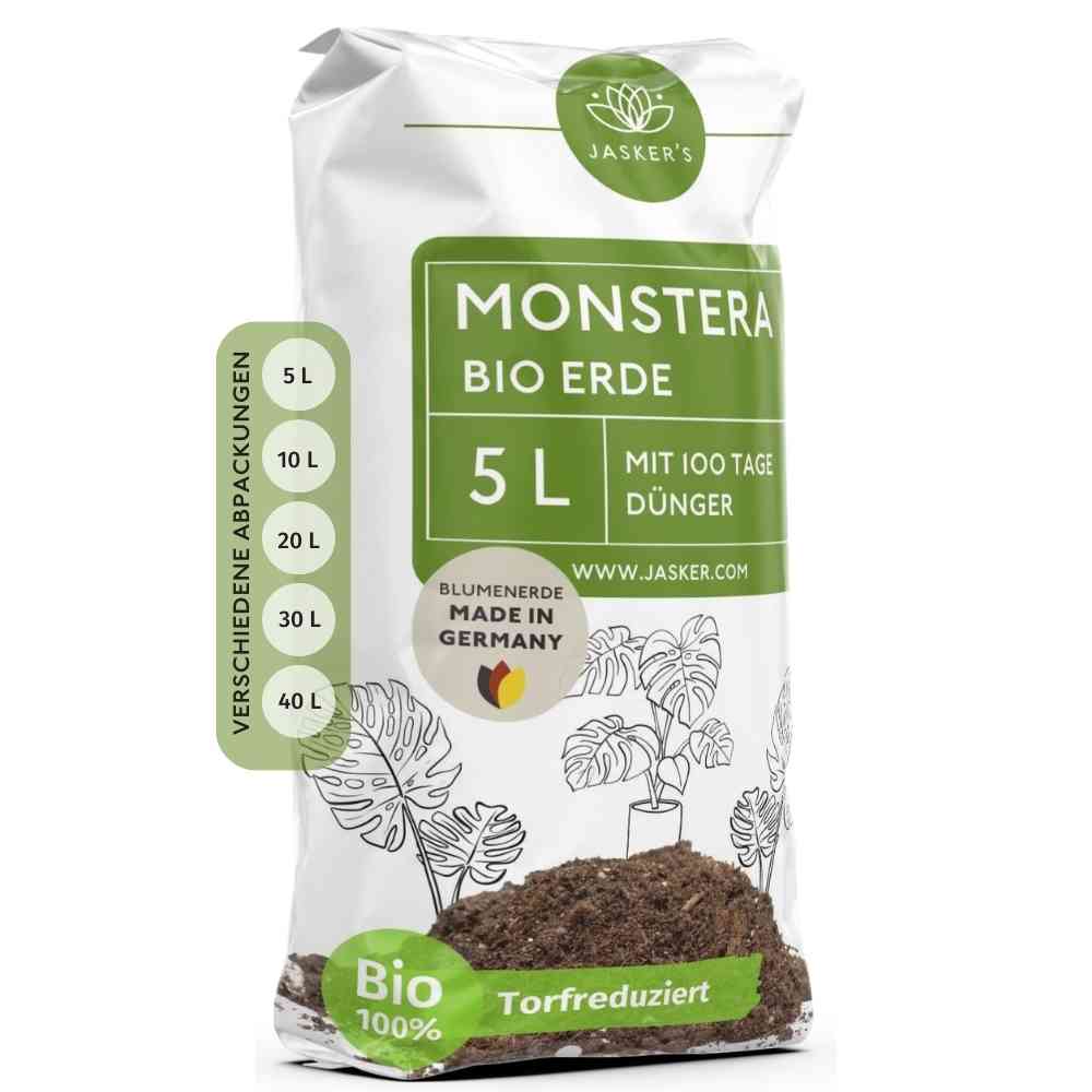 Monstera Erde 5 L - Bio Grünpflanzen Erde für Monstera Pflanzen