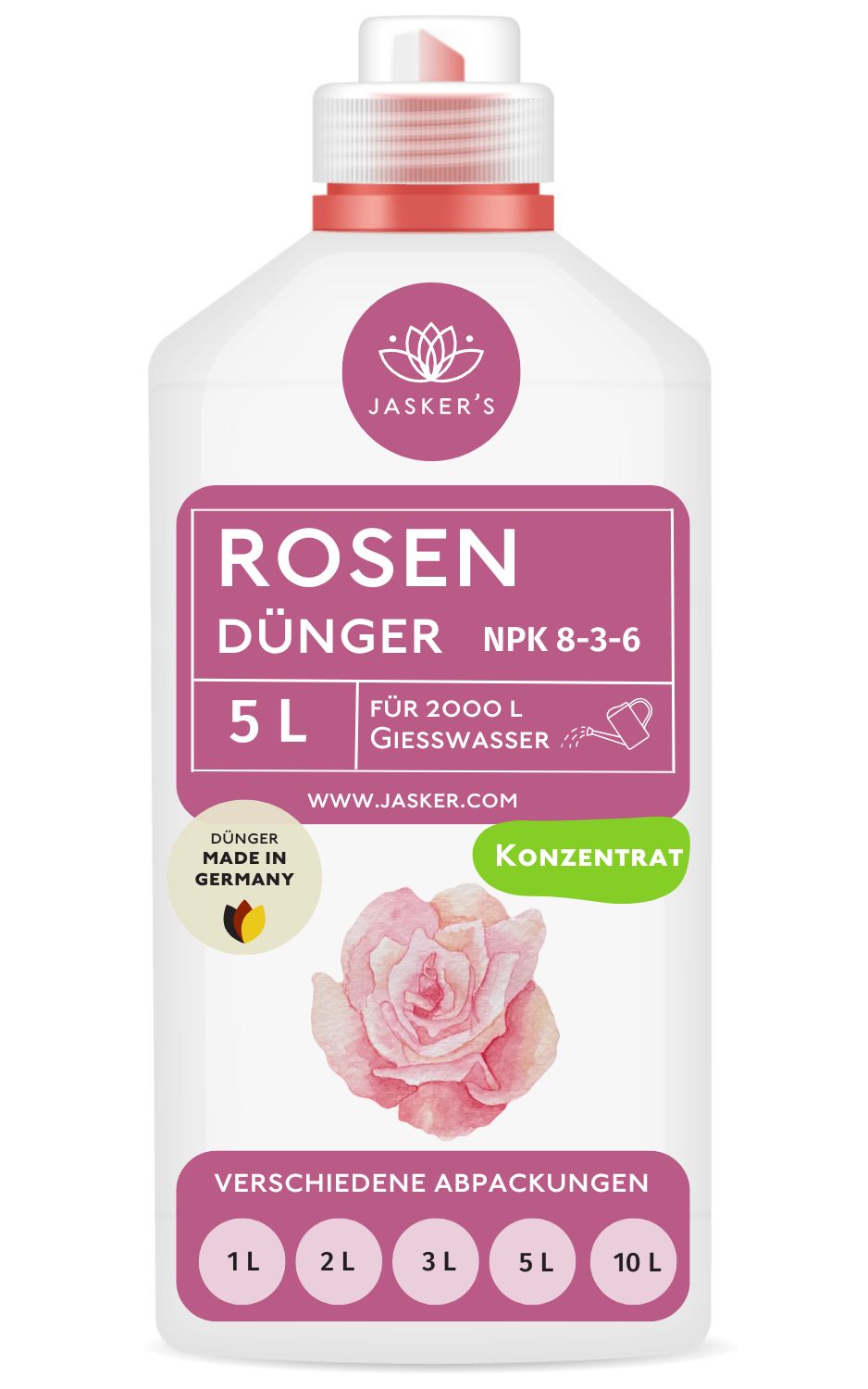Rosendünger flüssig 5 Liter Konzentrat