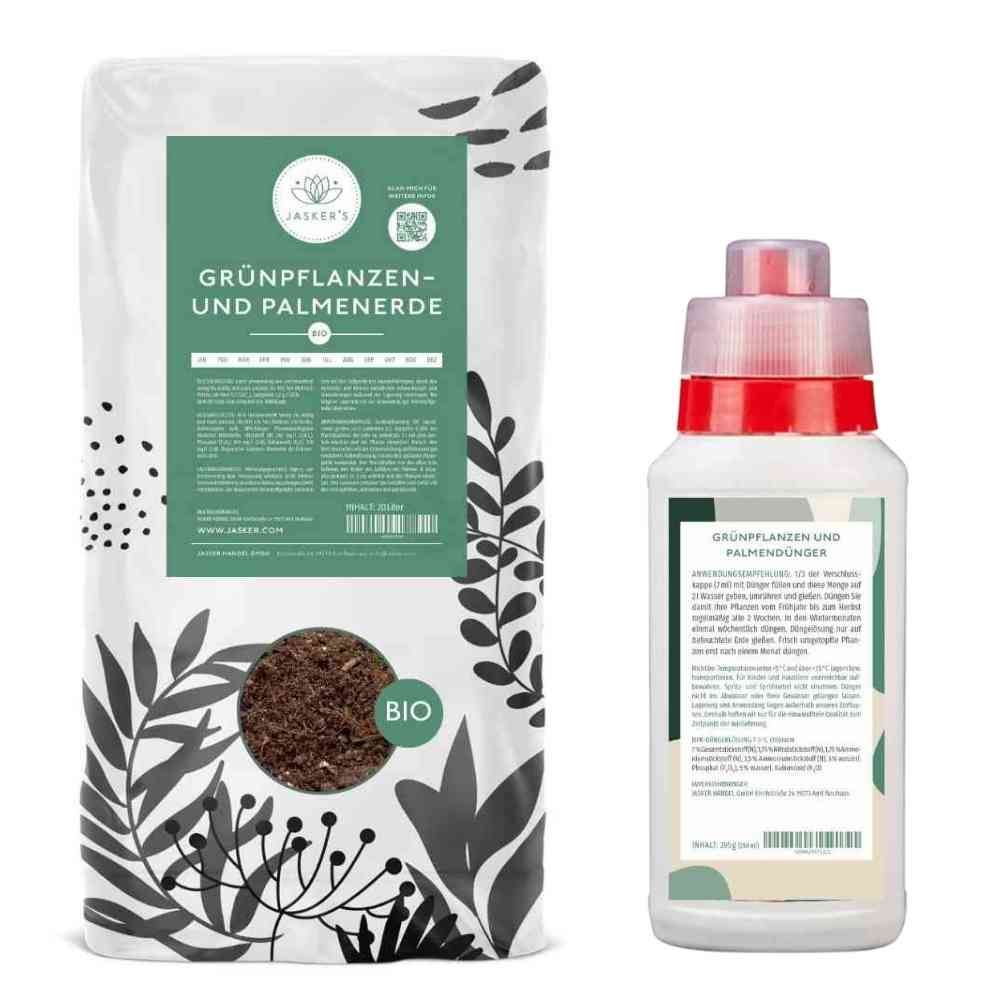 SPARSET Palmenerde Bio + 250ml Palmendünger | Premium Blumenerde Für Palmen