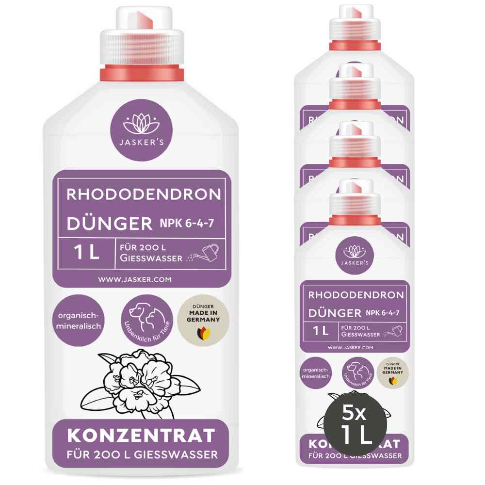 Rhododendron Dünger flüssig 5 L - Flüssigdünger für Rhododendron