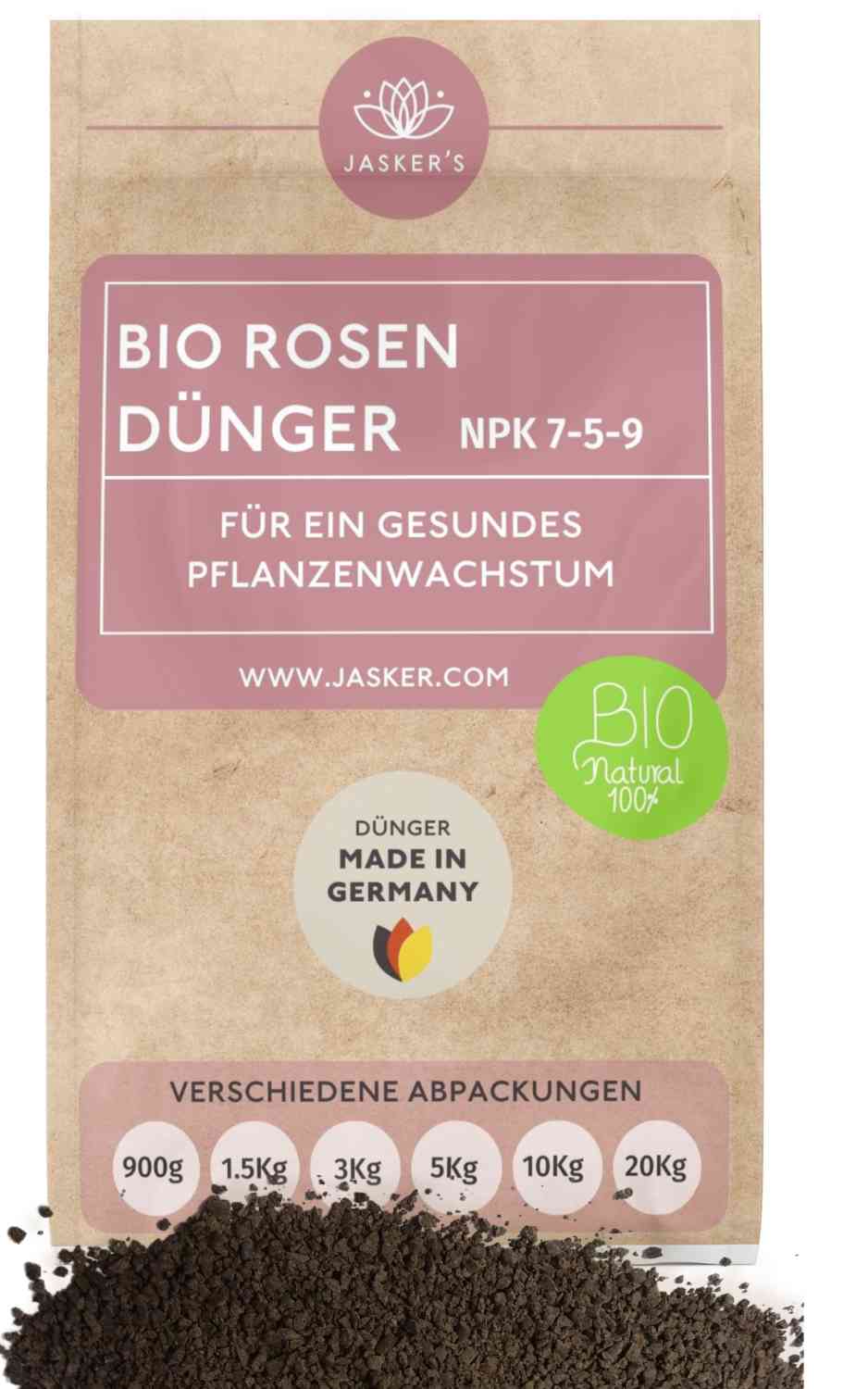 JASKERS® Rosendünger | Optimaler Dünger Für Rosen