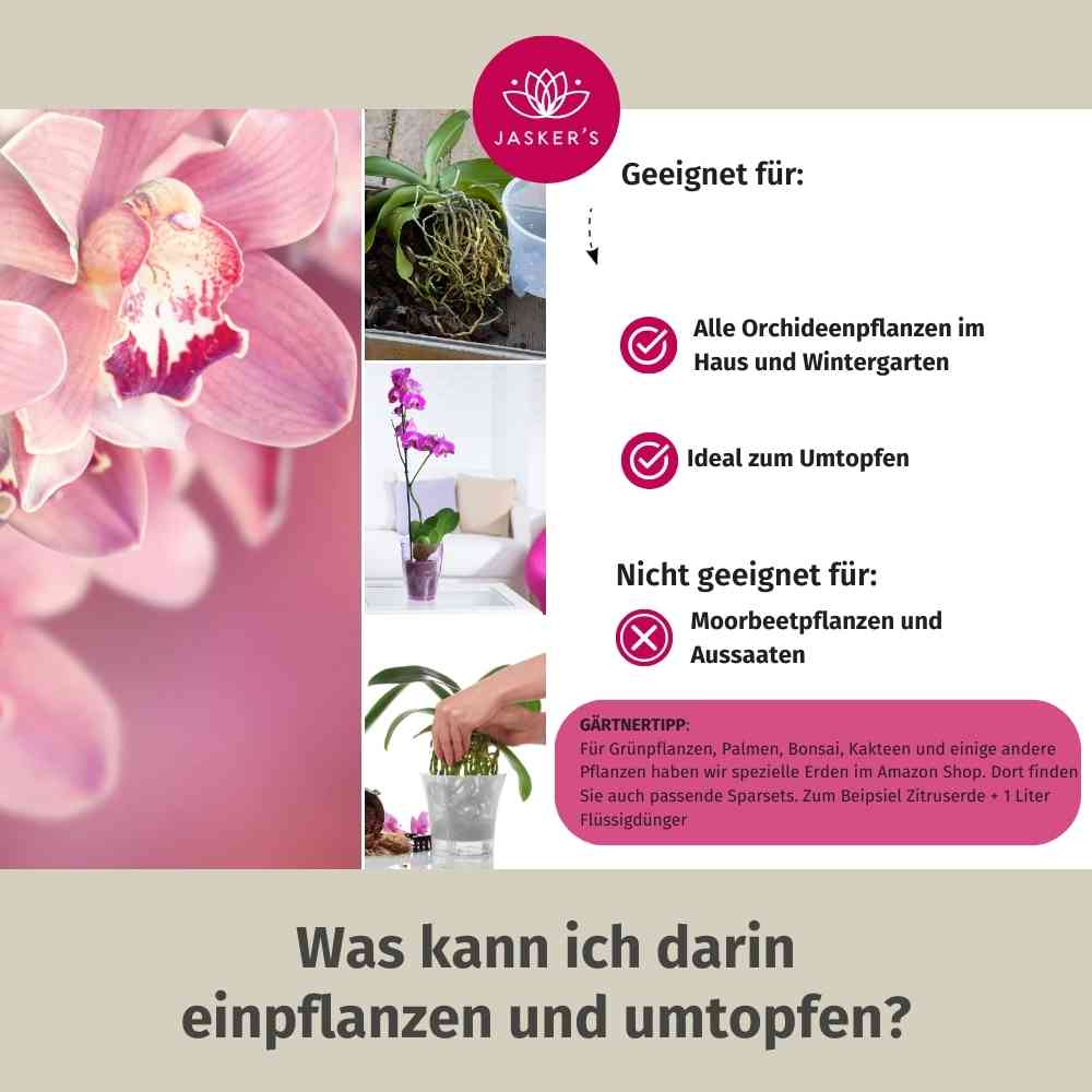 SPARSET: Orchideenerde 20 L + 250 ML Orchideendünger