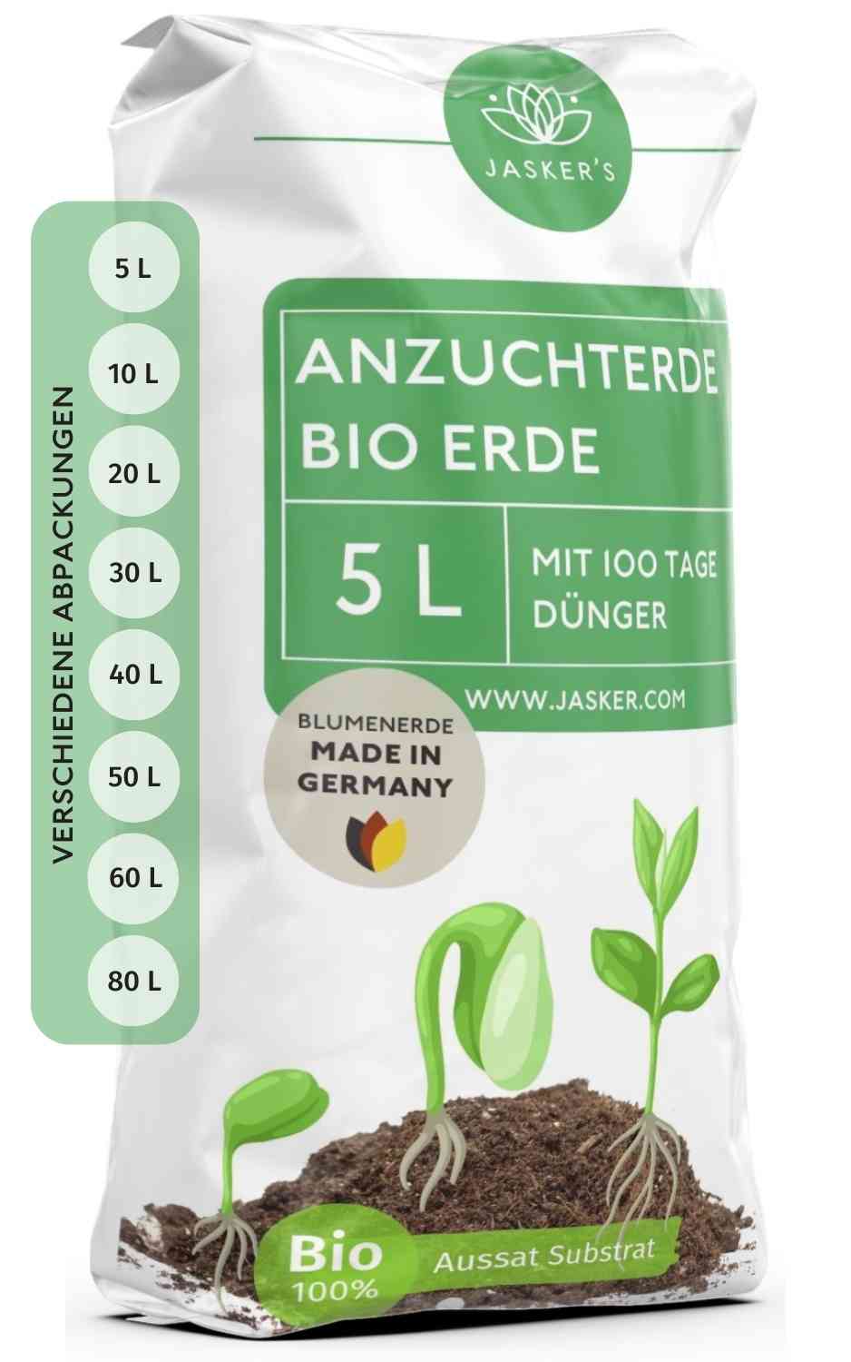 Anzuchterde Bio 5 L - Aussaaterde für Stecklinge & Samen