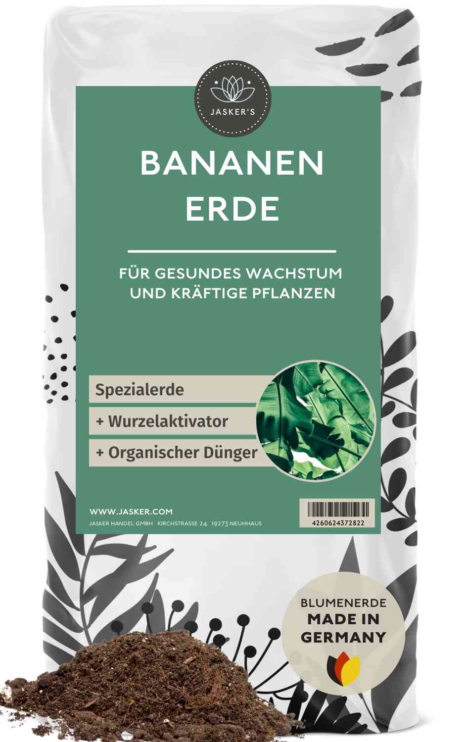 Bananenpflanzen Erde