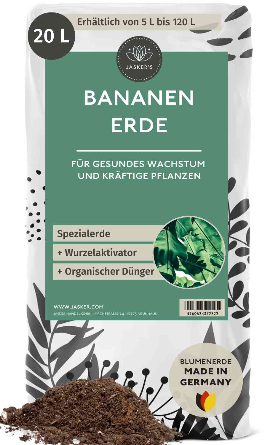 Bananenpflanzen Erde