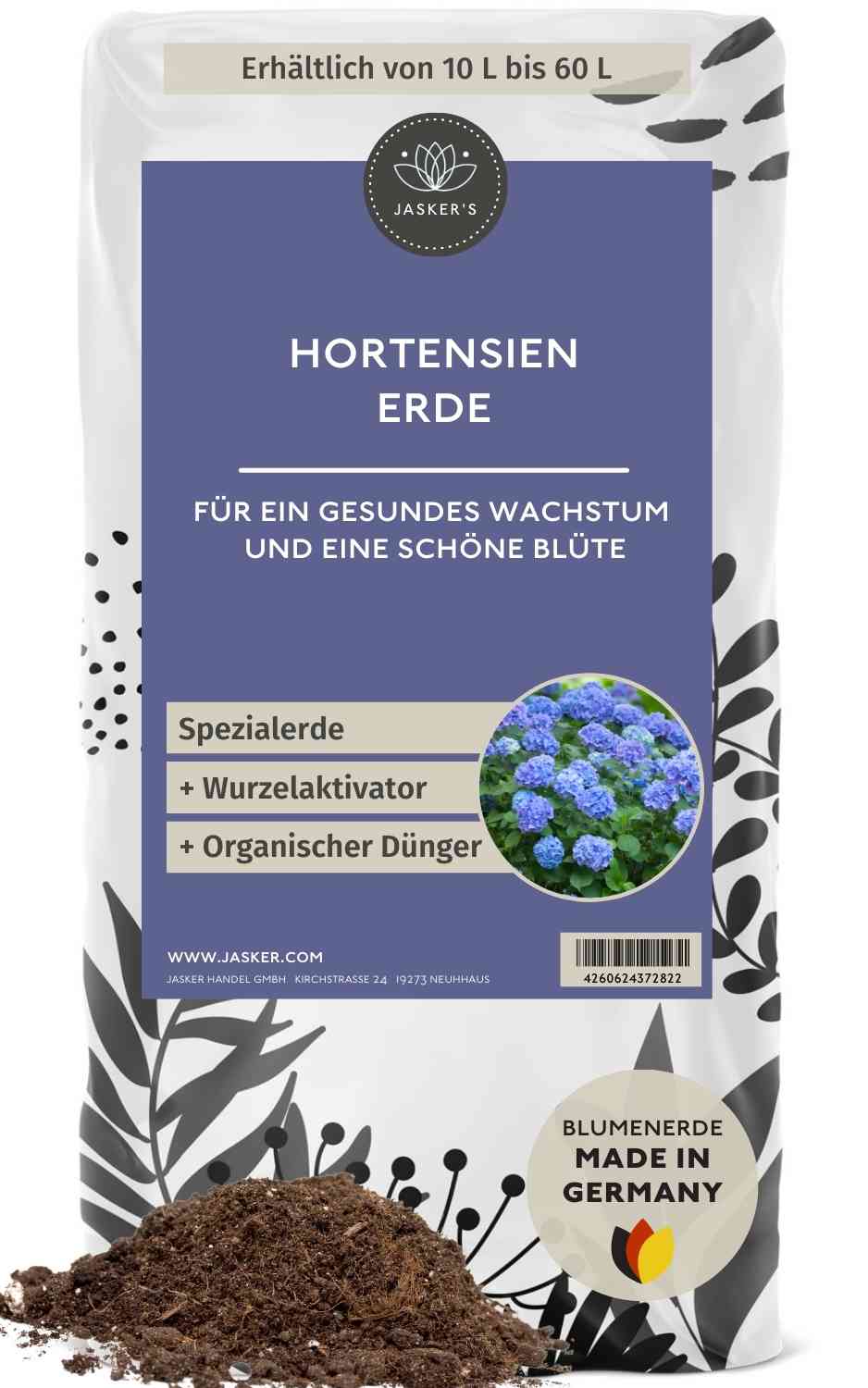 Hortensienerde 60L blau
