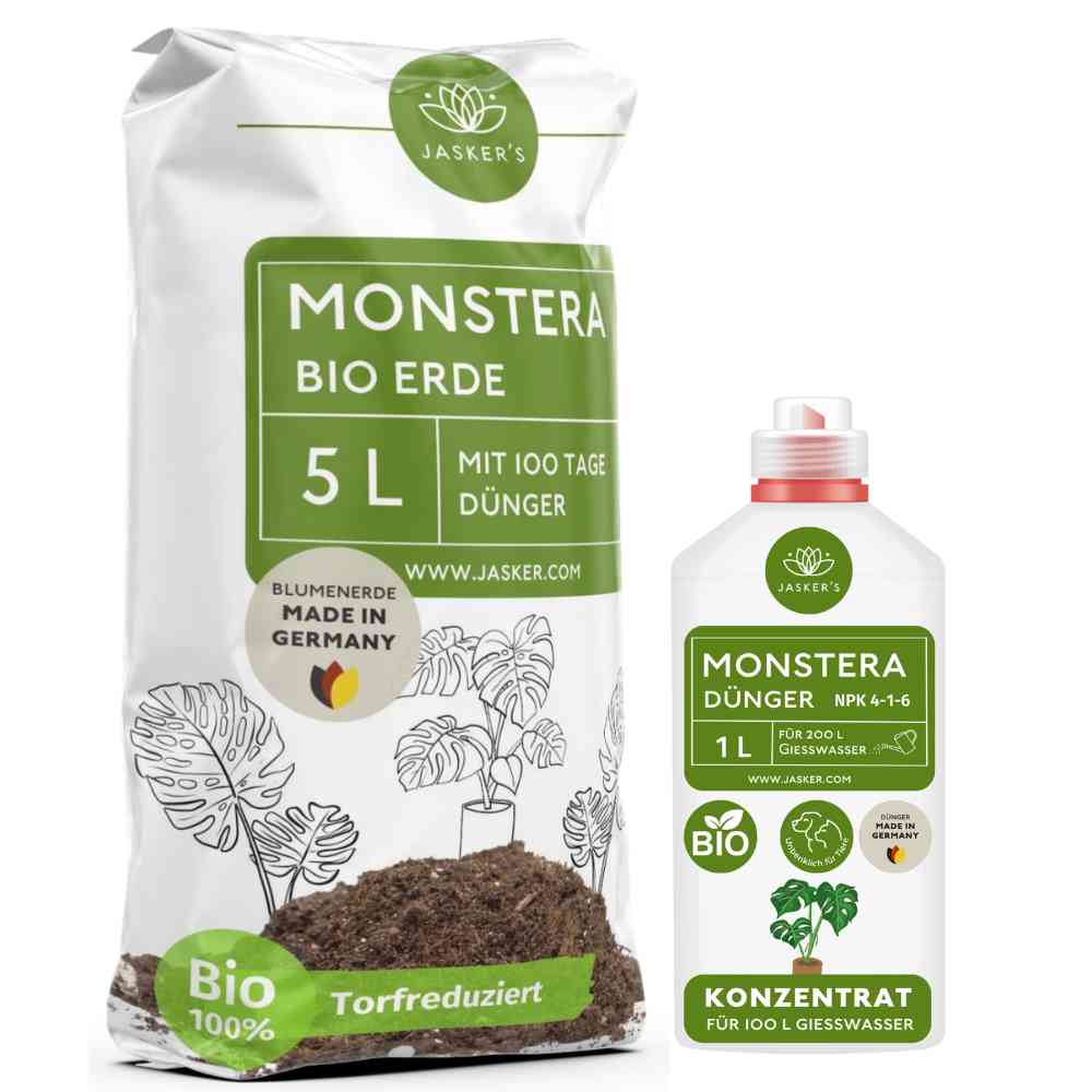 Monstera Erde 5 L + Monstera Flüssigdünger 1 L